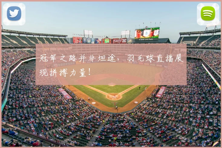 冠军之路并非坦途，羽毛球直播展现拼搏力量！